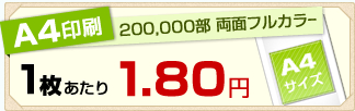 A3印刷 5万枚 両面フルカラー